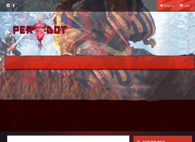 Peridot Online  CAP 110  PVE  Job Based  Old School  Long Term  G.O 13.09