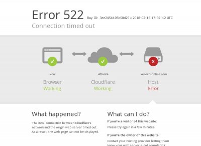 Kecero-Online website screenshot