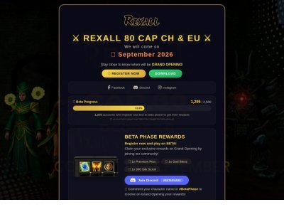 Rexall 80 Cap Eu&Ch New System G.O 18.09.2026 website screenshot