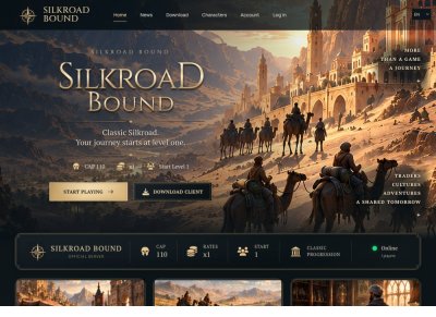 SilkroadBound website screenshot